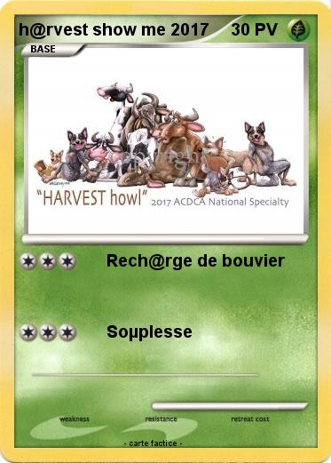 Pokemon h@rvest show me 2017