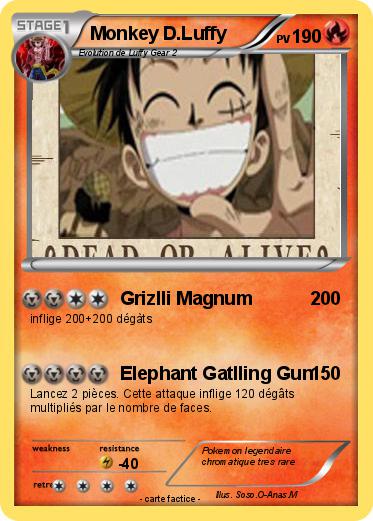 Pokemon Monkey D.Luffy