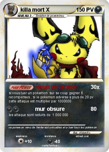 Pokemon killa mort X