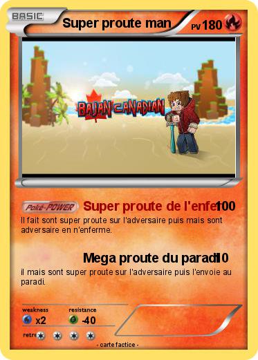 Pokemon Super proute man