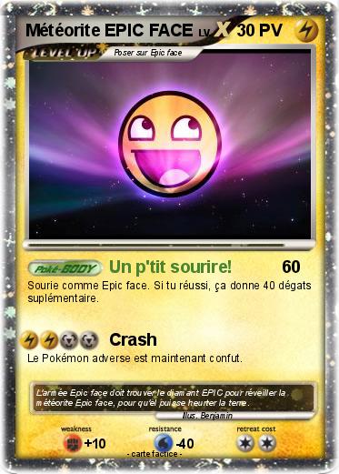 Pokemon Météorite EPIC FACE
