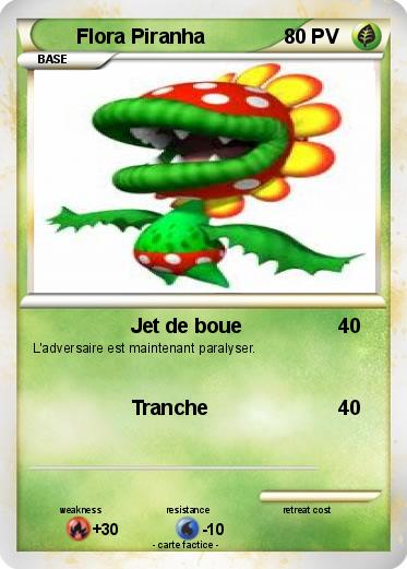 Pokemon Flora Piranha