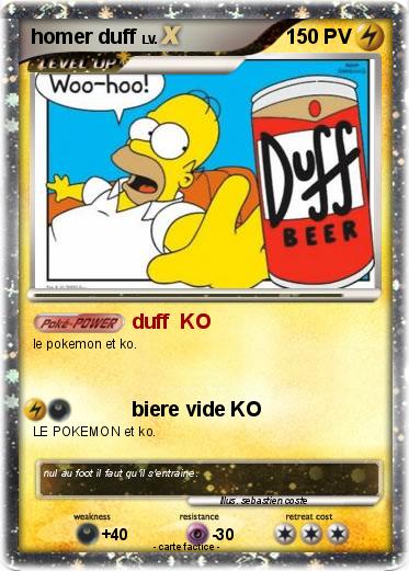 Pokemon homer duff