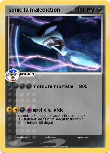 Pokemon sonic la malediction