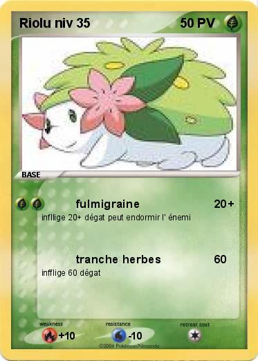 Pokemon Riolu niv 35