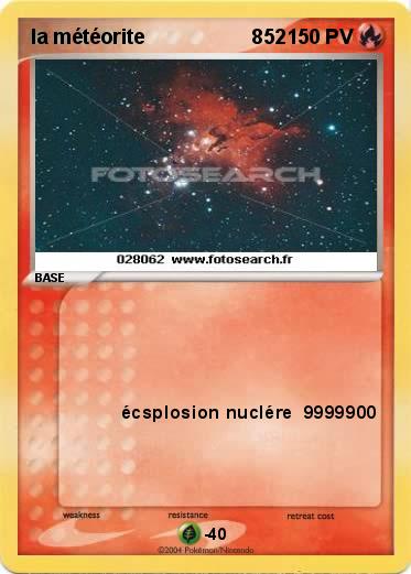 Pokemon la météorite                   852  