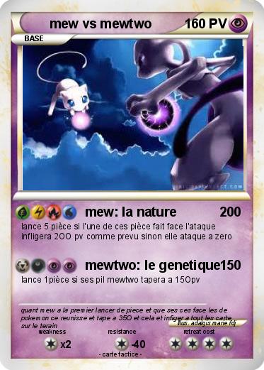 Pokemon mew vs mewtwo