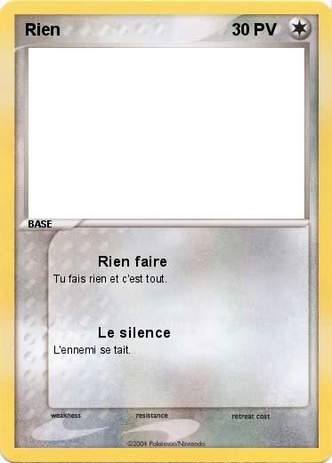 Pokemon Rien