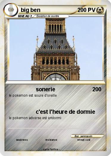 Pokemon big ben