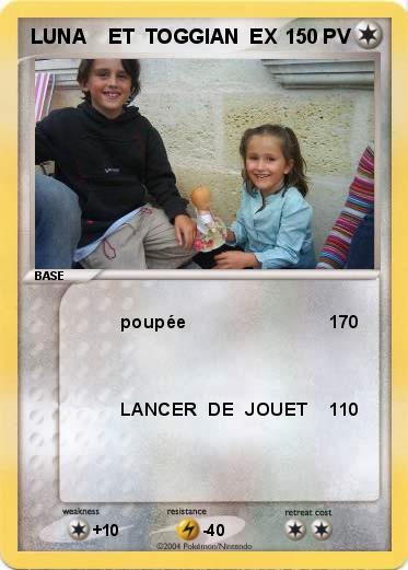 Pokemon LUNA    ET  TOGGIAN  EX           