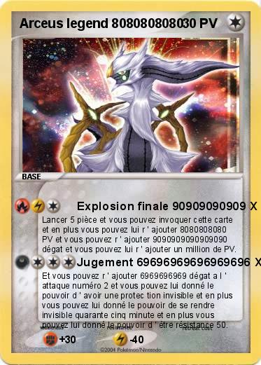 Pokemon Arceus legend 8080808080