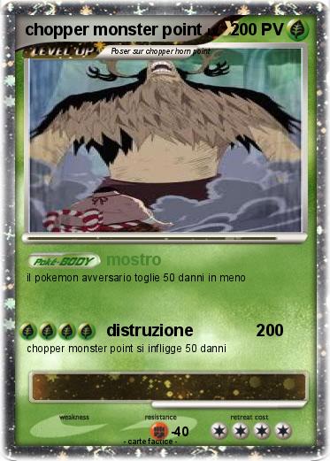 Pokemon chopper monster point
