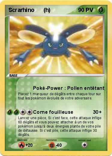 Pokemon Scrarhino      (h)