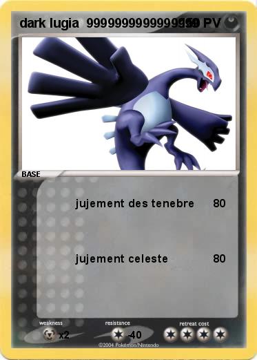 Pokemon dark lugia  9999999999999999