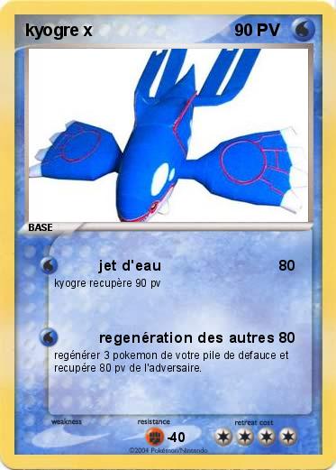 Pokemon kyogre x