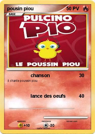 Pokemon pousin piou