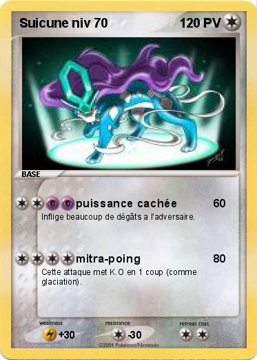 Pokemon Suicune niv 70