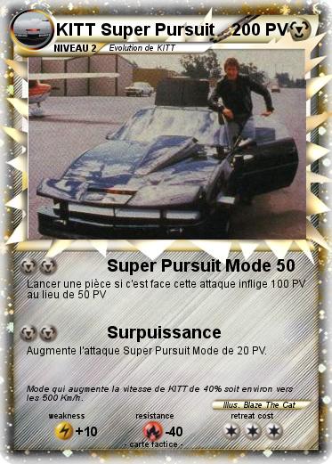 Pokemon KITT Super Pursuit
