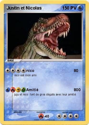 Pokemon Justin et Nicolas                              