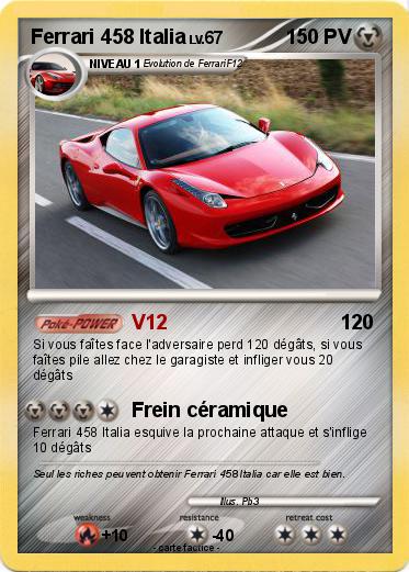Pokemon Ferrari 458 Italia