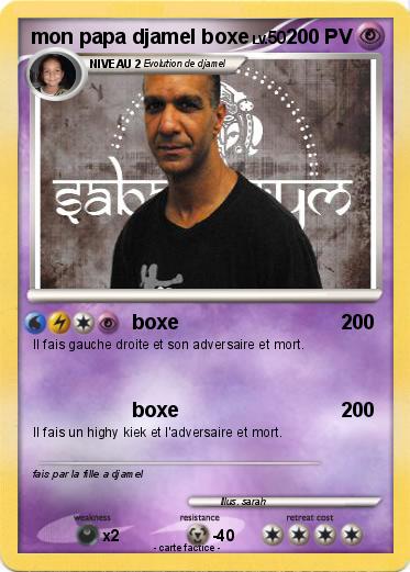 Pokemon mon papa djamel boxe