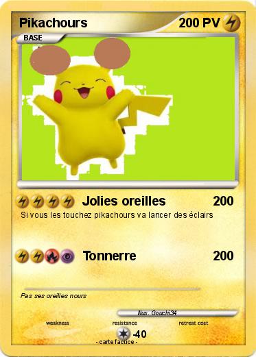 Pokemon Pikachours
