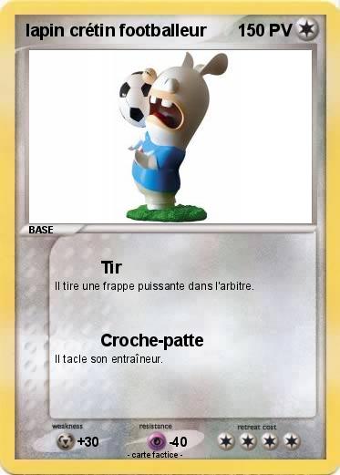 Pokemon lapin crétin footballeur