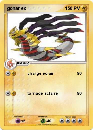 Pokemon gonar ex