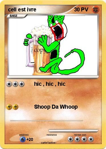 Pokemon cell est ivre