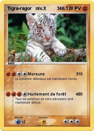 Pokemon Tigra-ragor   niv.X        346.