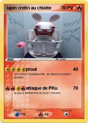 Pokemon lapin cretin au chiotte