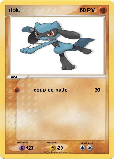 Pokemon riolu
