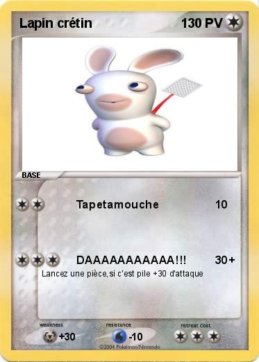 Pokemon Lapin crétin