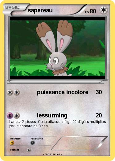 Pokemon sapereau