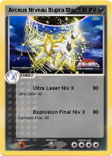 Pokemon Arceus Niveau Supra Star