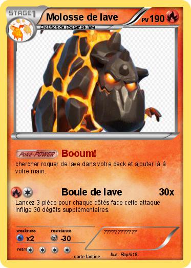 Pokemon Molosse de lave