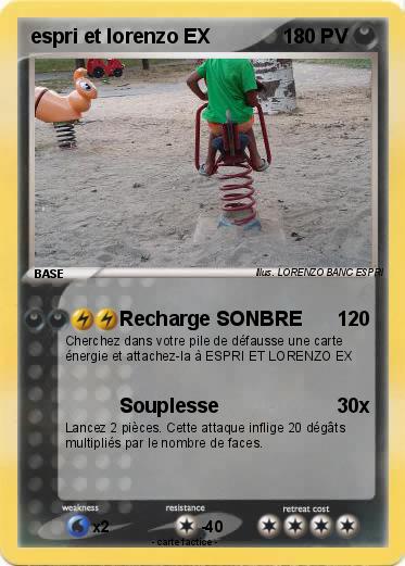 Pokemon espri et lorenzo EX