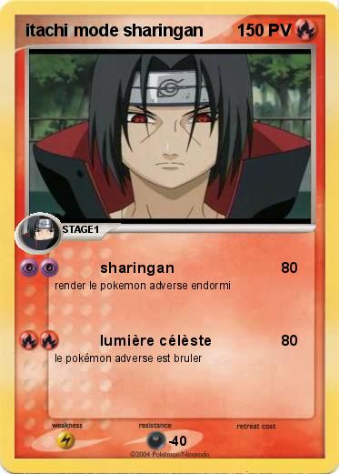 Pokemon itachi mode sharingan