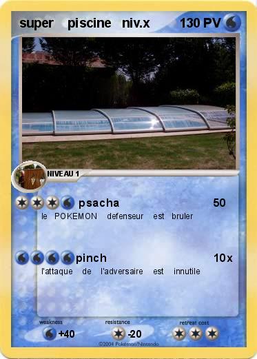 Pokemon super    piscine   niv.x