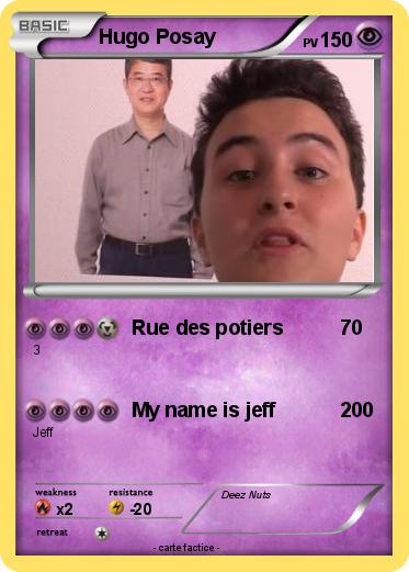 Pokemon Hugo Posay