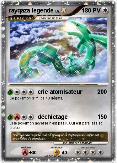 Pokemon rayqaza legende