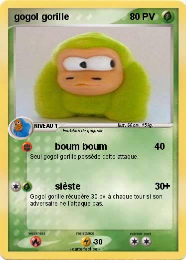 Pokemon gogol gorille