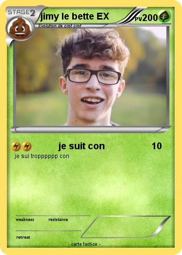 Pokemon jimy le bette EX