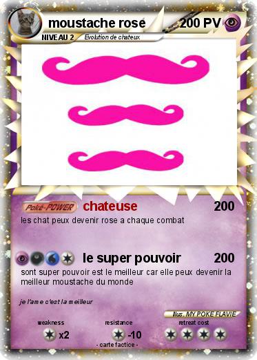 Pokemon moustache rose