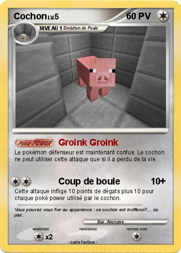 Pokemon Cochon