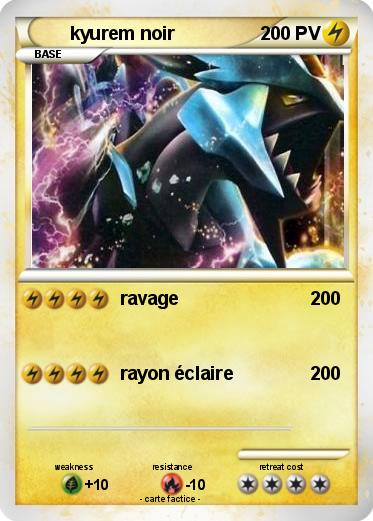 Pokemon kyurem noir