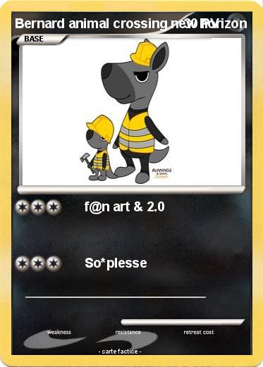 Pokemon Bernard animal crossing new horizon