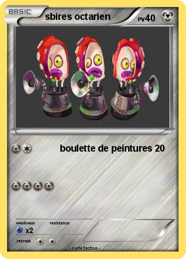 Pokemon sbires octarien