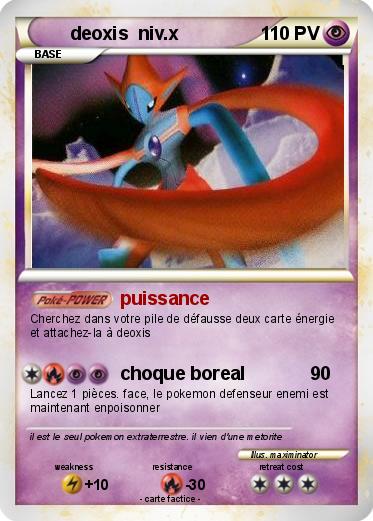 Pokemon deoxis  niv.x