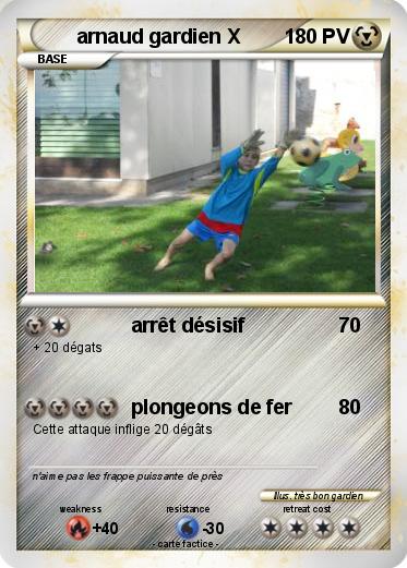 Pokemon arnaud gardien X